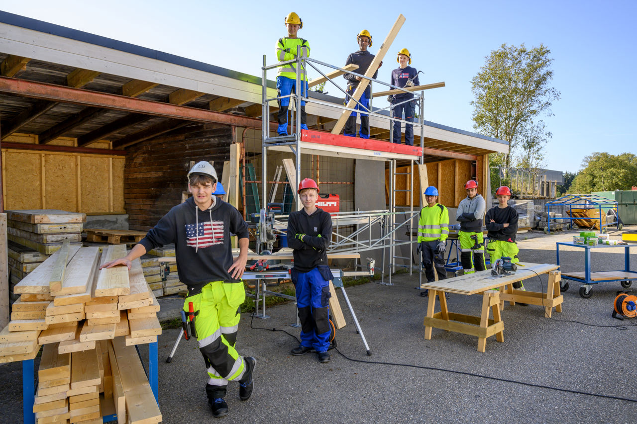  Elevar i praktisk arbeid i byggfag